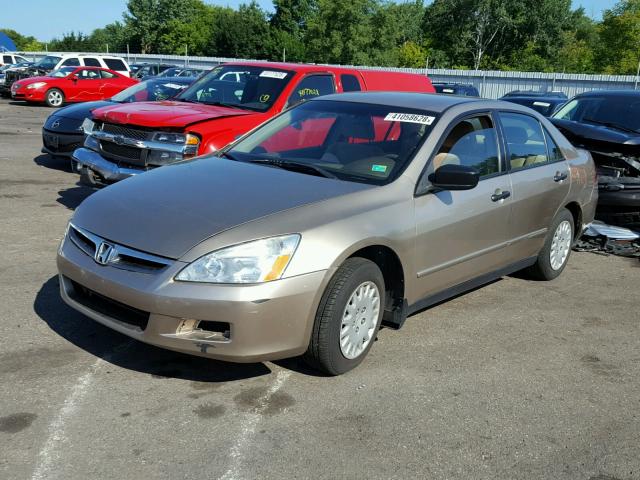 JHMCM56137C012200 - 2007 HONDA ACCORD VAL TAN photo 2