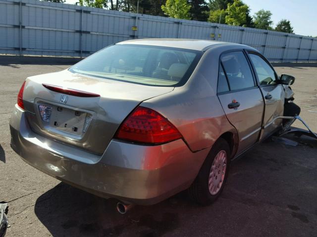 JHMCM56137C012200 - 2007 HONDA ACCORD VAL TAN photo 4