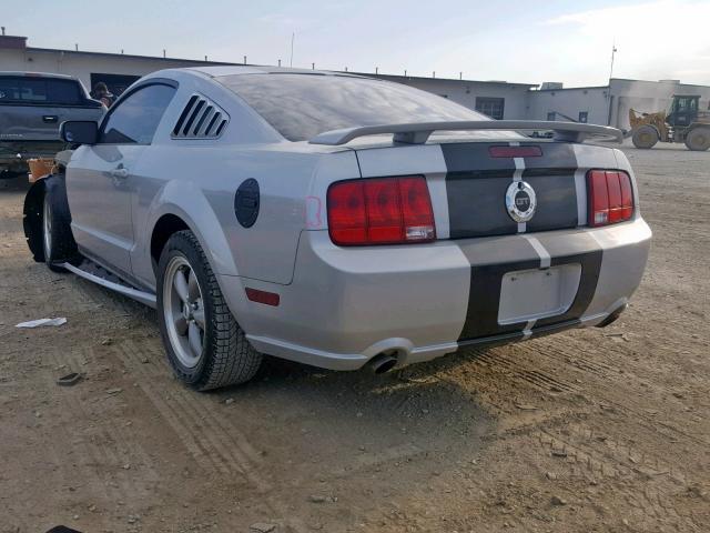 1ZVHT82H265214430 - 2006 FORD MUSTANG GT SILVER photo 3