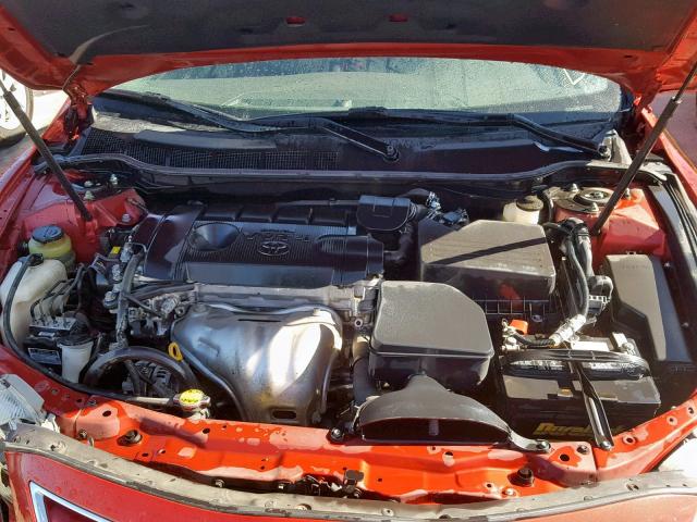 4T1BF3EK3BU659345 - 2011 TOYOTA CAMRY BASE 红色 照片 7