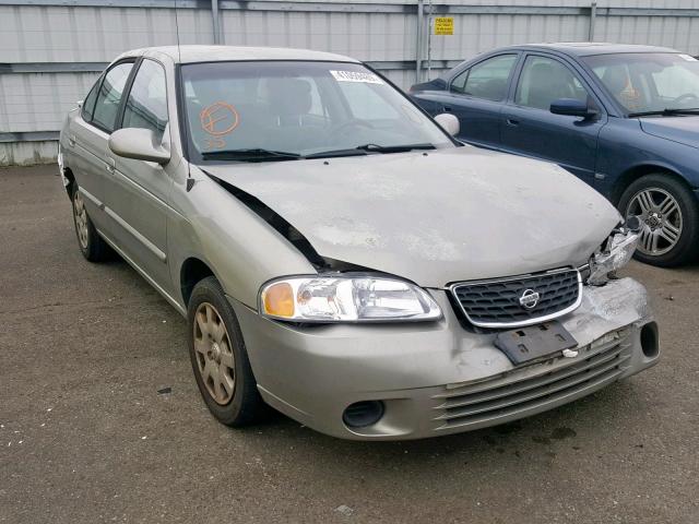 3N1CB51D32L641271 - 2002 NISSAN SENTRA XE TAN photo 1