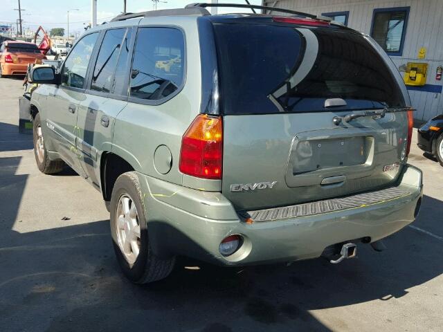 1GKDS13S842346200 - 2004 GMC ENVOY GREEN photo 3