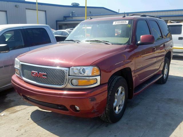 1GKEK63U33J200763 - 2003 GMC YUKON DENA BURGUNDY photo 2