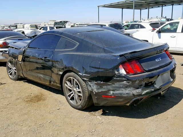 1FA6P8CF9H5213957 - 2017 FORD MUSTANG GT BLACK photo 3