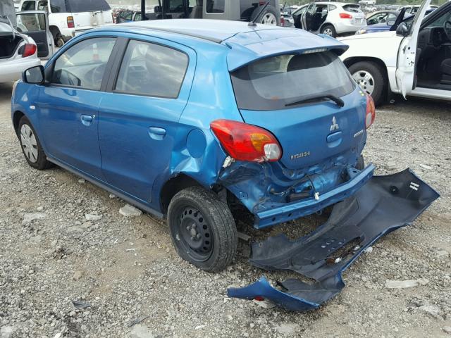 ML32A3HJ8FH035273 - 2015 MITSUBISHI MIRAGE DE BLUE photo 3