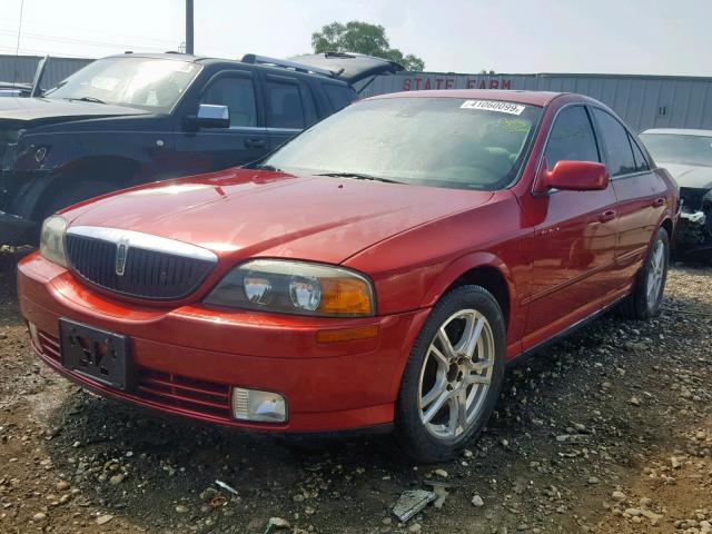 1LNHM87A52Y673029 - 2002 LINCOLN LS RED photo 2