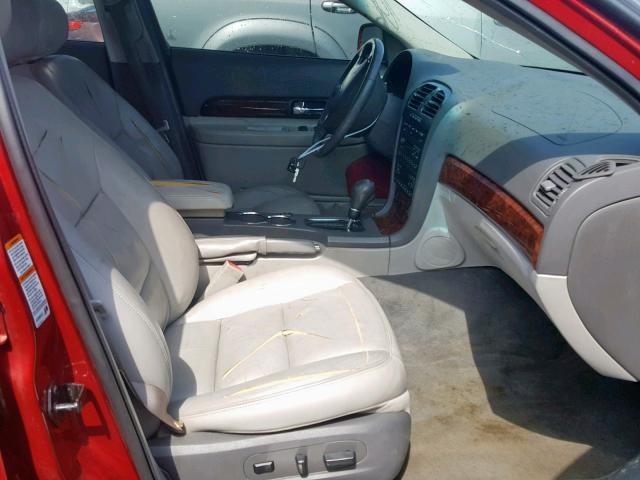 1LNHM87A52Y673029 - 2002 LINCOLN LS RED photo 5