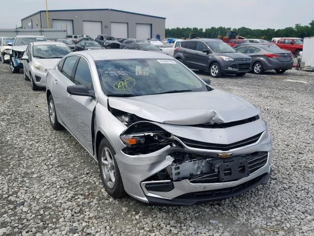 1G1ZB5ST1JF287300 - 2018 CHEVROLET MALIBU LS SILVER photo 1