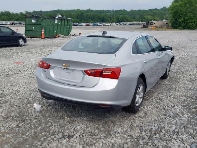 1G1ZB5ST1JF287300 - 2018 CHEVROLET MALIBU LS SILVER photo 4