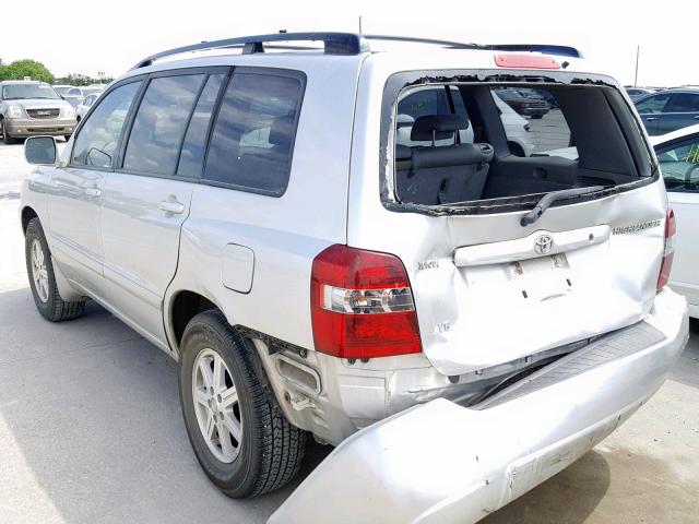 JTEGP21A560117252 - 2006 TOYOTA HIGHLANDER SILVER photo 3