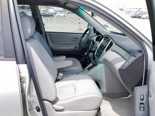 JTEGP21A560117252 - 2006 TOYOTA HIGHLANDER SILVER photo 5