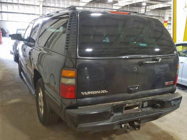 1GKFK66U24J138368 - 2004 GMC YUKON XL D BLACK photo 3