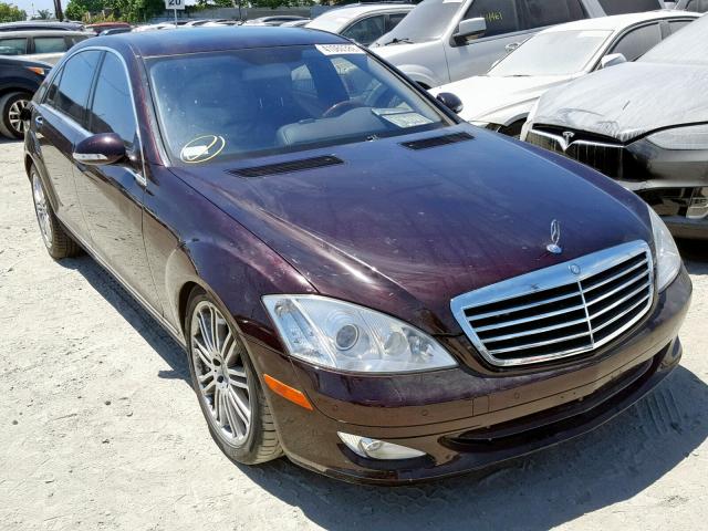 WDDNG71X88A229558 - 2008 MERCEDES-BENZ S 550 MAROON photo 1