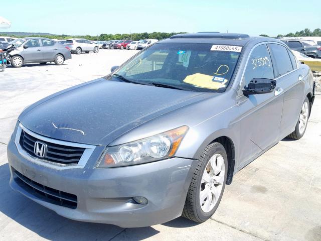 5KBCP3F87AB004834 - 2010 HONDA ACCORD EXL GRAY photo 2