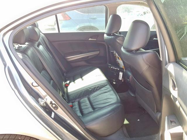 5KBCP3F87AB004834 - 2010 HONDA ACCORD EXL GRAY photo 6