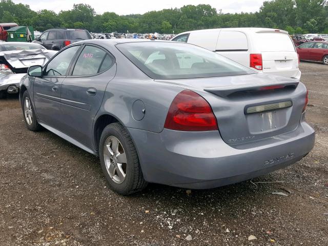 2G2WP552571190250 - 2007 PONTIAC GRAND PRIX GRAY photo 3