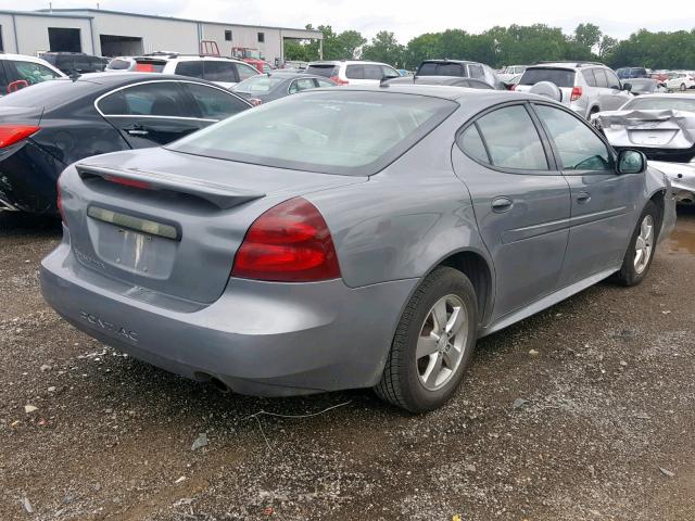2G2WP552571190250 - 2007 PONTIAC GRAND PRIX GRAY photo 4