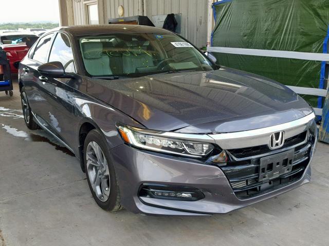 1HGCV2F55JA017161 - 2018 HONDA ACCORD EXL CHARCOAL photo 1