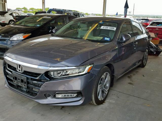 1HGCV2F55JA017161 - 2018 HONDA ACCORD EXL CHARCOAL photo 2