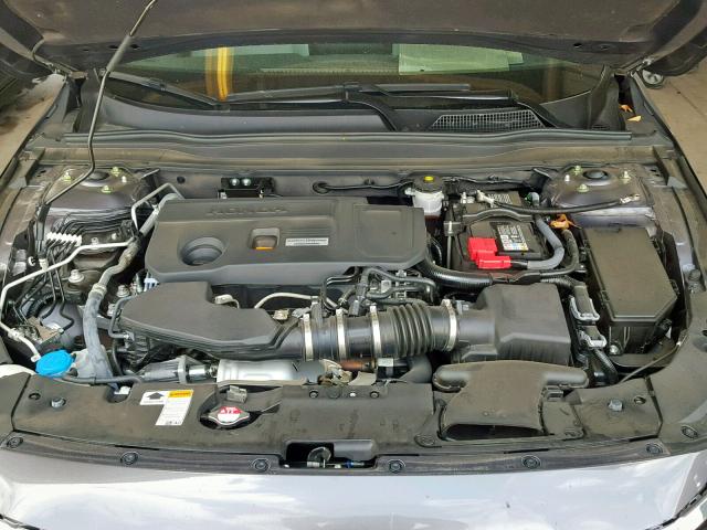 1HGCV2F55JA017161 - 2018 HONDA ACCORD EXL CHARCOAL photo 7