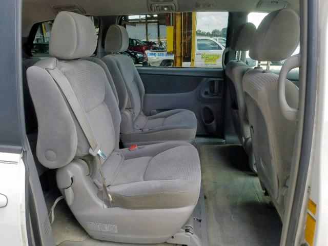 5TDZA23C96S424630 - 2006 TOYOTA SIENNA CE WHITE photo 6