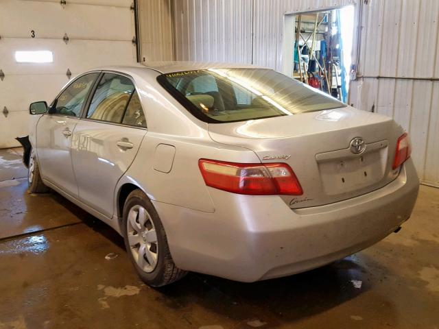 4T1BE46K67U070238 - 2007 TOYOTA CAMRY NEW SILVER photo 3