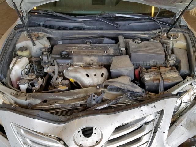 4T1BE46K67U070238 - 2007 TOYOTA CAMRY NEW SILVER photo 7