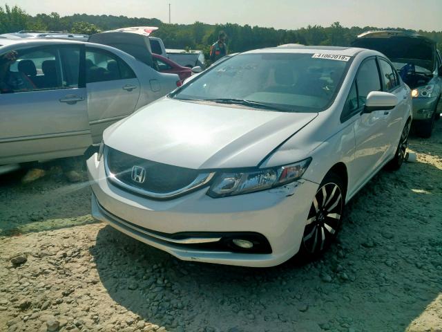19XFB2F99FE017093 - 2015 HONDA CIVIC EXL 白色 照片 2