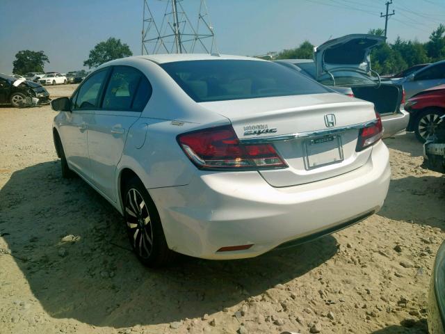19XFB2F99FE017093 - 2015 HONDA CIVIC EXL 白色 照片 3