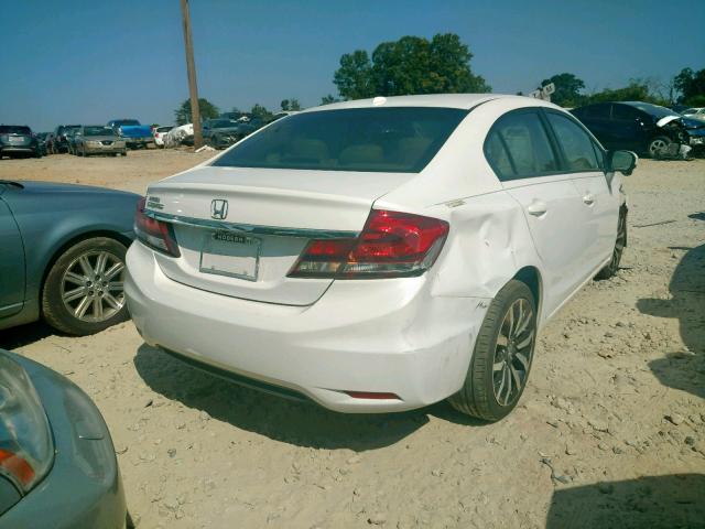 19XFB2F99FE017093 - 2015 HONDA CIVIC EXL 白色 照片 4