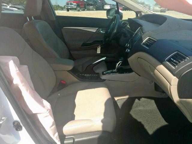 19XFB2F99FE017093 - 2015 HONDA CIVIC EXL 白色 照片 5