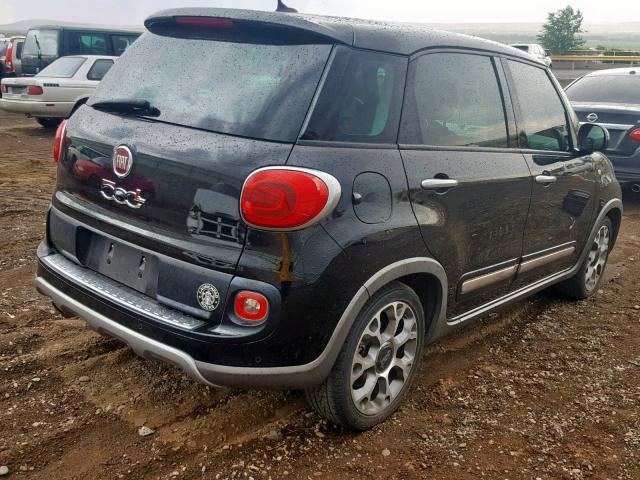 ZFBCFADH8EZ009665 - 2014 FIAT 500L TREKK BLACK photo 4