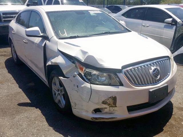 1G4GB5EG0AF126039 - 2010 BUICK LACROSSE C WHITE photo 1