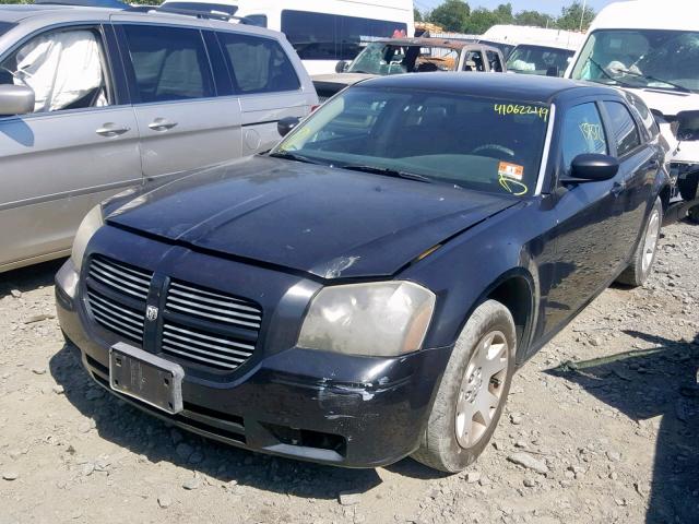 2D4FV47T87H843715 - 2007 DODGE MAGNUM SE BLACK photo 2