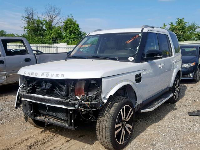 SALAK2V68GA844467 - 2016 LAND ROVER LR4 HSE LU WHITE photo 2