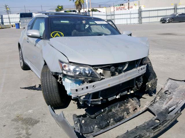 JTKJF5C71D3055255 - 2013 TOYOTA SCION TC ნაცრისფერი ფოტო 1