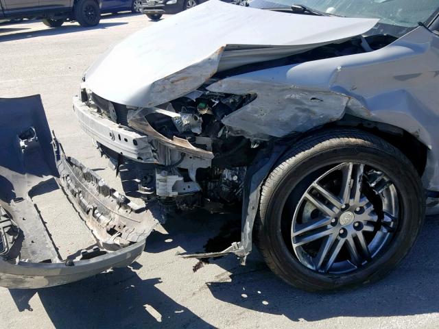 JTKJF5C71D3055255 - 2013 TOYOTA SCION TC ნაცრისფერი ფოტო 9