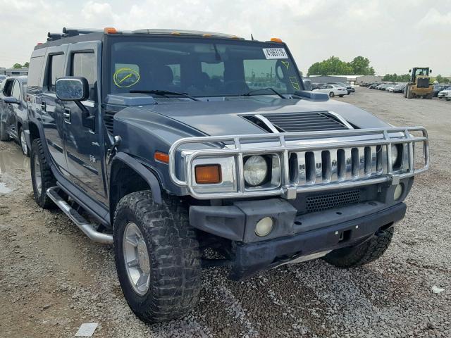 5GRGN23U65H103909 - 2005 HUMMER H2 TURQUOISE photo 1