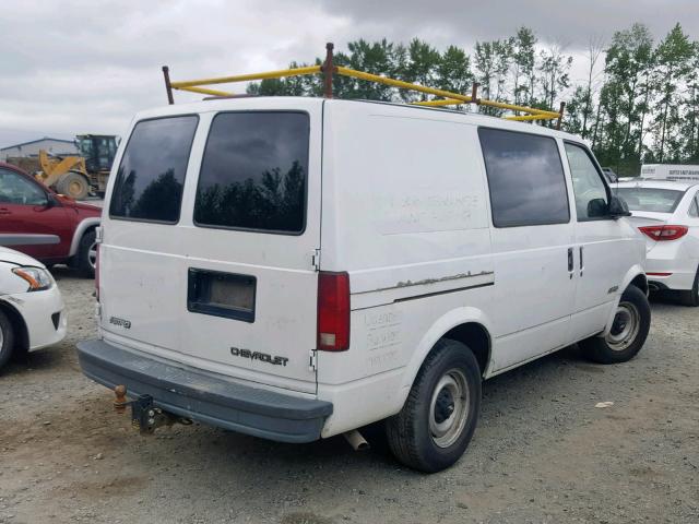 1GCDM19W2YB187180 - 2000 CHEVROLET ASTRO WHITE photo 4