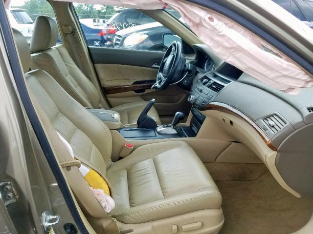 1HGCP36878A011754 - 2008 HONDA ACCORD EXL BROWN photo 5