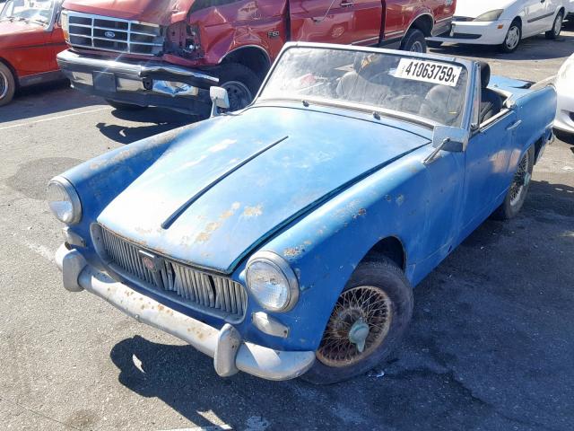 66GAN3L42473 - 1966 MG MIDGET BLUE photo 2