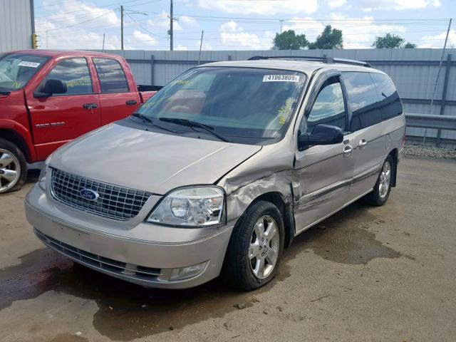 2FMDA58216BA20813 - 2006 FORD FREESTAR L TAN photo 2