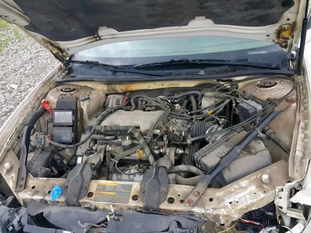 2G1WF52E759317312 - 2005 CHEVROLET IMPALA WHITE photo 7