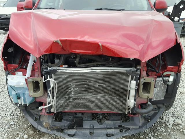 4A4AP3AU8FE043301 - 2015 MITSUBISHI OUTLANDER RED photo 9