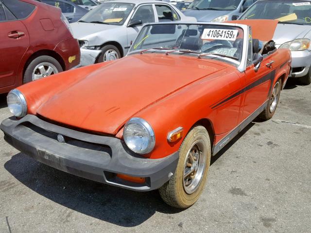 GAN6UG181272G - 1976 MG MIDGET ORANGE photo 2