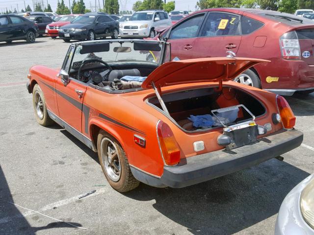 GAN6UG181272G - 1976 MG MIDGET ORANGE photo 3