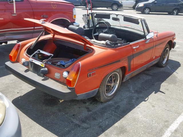 GAN6UG181272G - 1976 MG MIDGET ORANGE photo 4