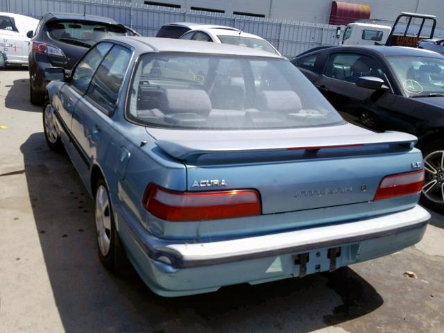 JH4DB1659LS031467 - 1990 ACURA INTEGRA LS TEAL photo 3