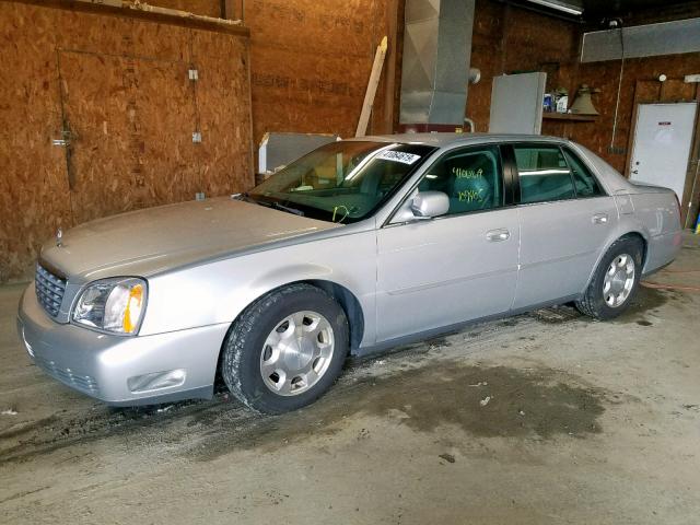 1G6KD54Y71U160254 - 2001 CADILLAC DEVILLE SILVER photo 2