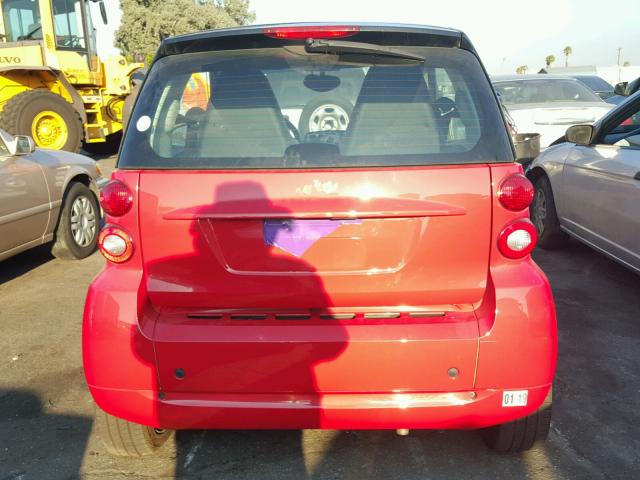 WMEEJ3BA8CK534481 - 2012 SMART FORTWO PUR RED photo 6